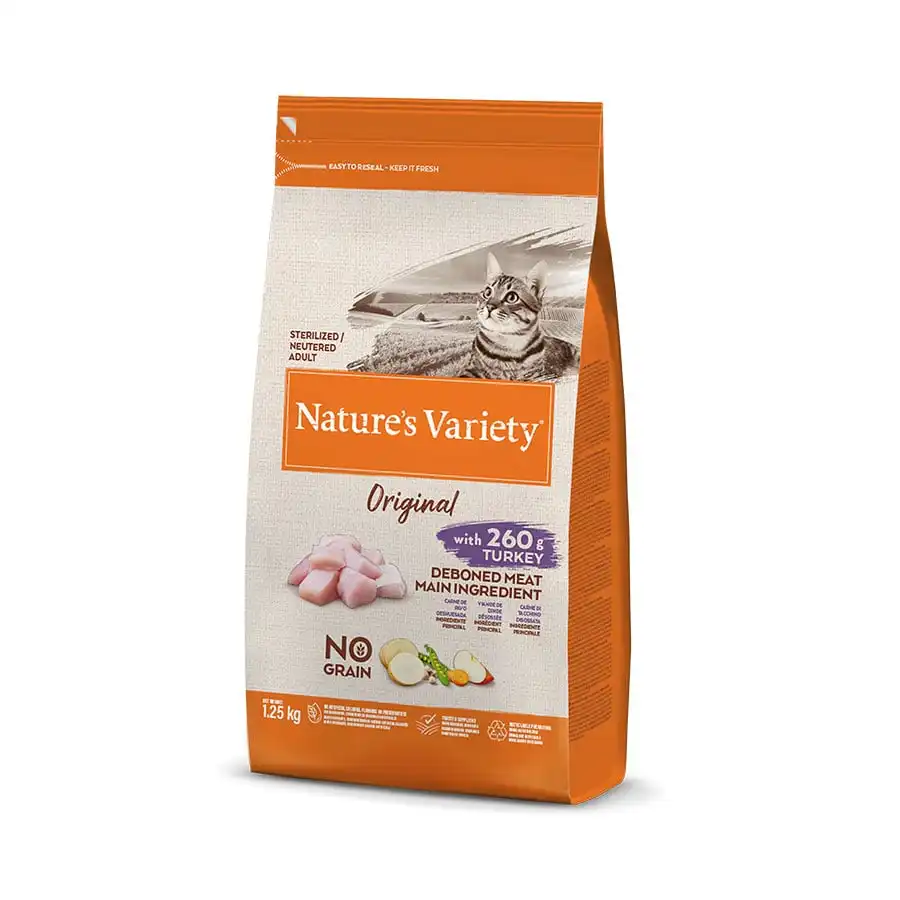 Nature's Variety Adult Sterilised Original Pavo pienso para gatos