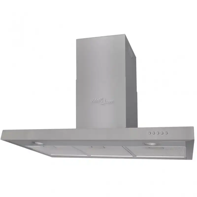 VidaXL Campana Extractora Decorativa 90cm D Acero Inoxidable