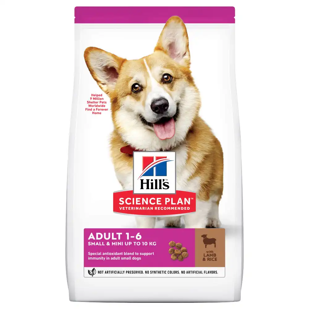 Hill's Adult 1-6 Small & Mini Science Plan con cordero y arroz - 6 kg