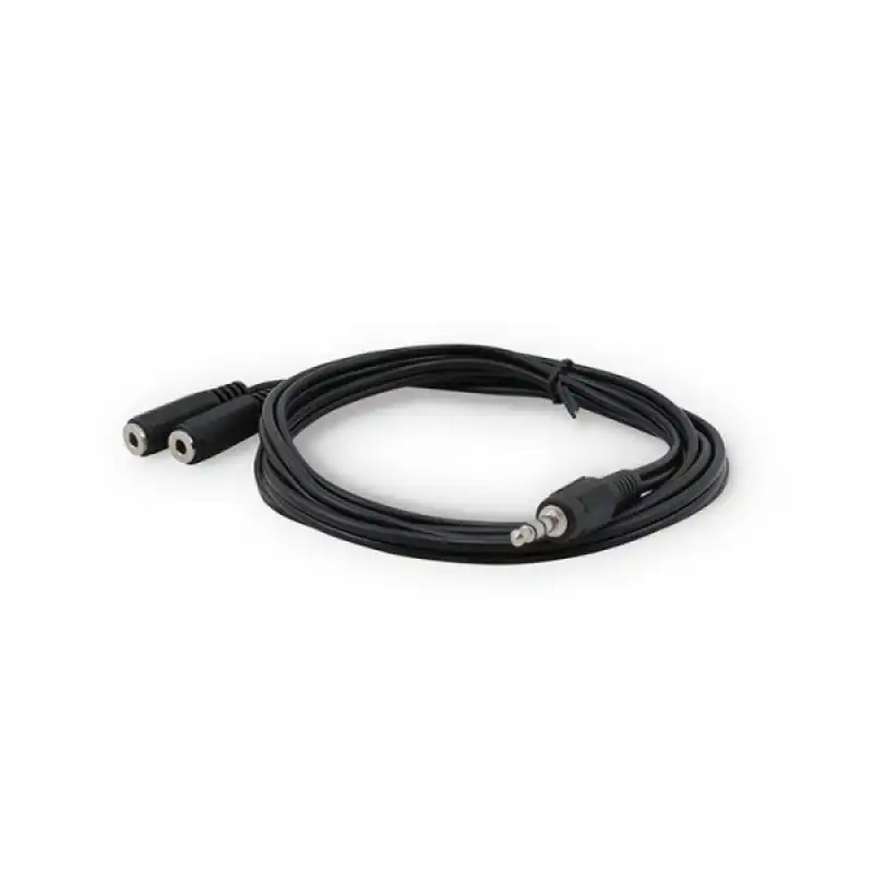 3Go CA102 Cable Audio Jack 3.5 a 2xJack 3.5 Macho/Hembra 2m