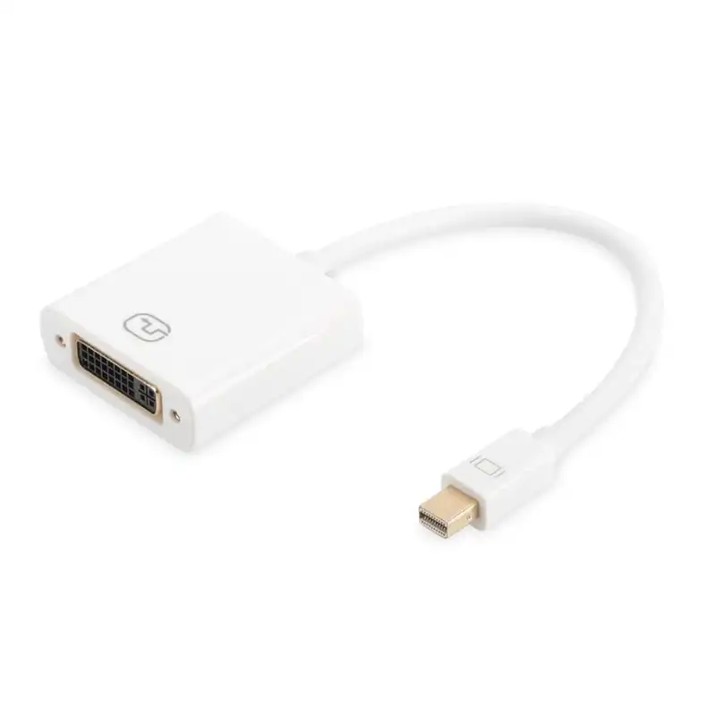 Digitus Adaptador Mini Displayport a DVI 15cm Blanco