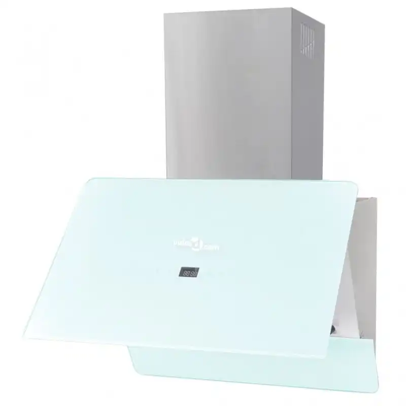 VidaXL Campana Decorativa 60cm D Cristal Templado Blanco