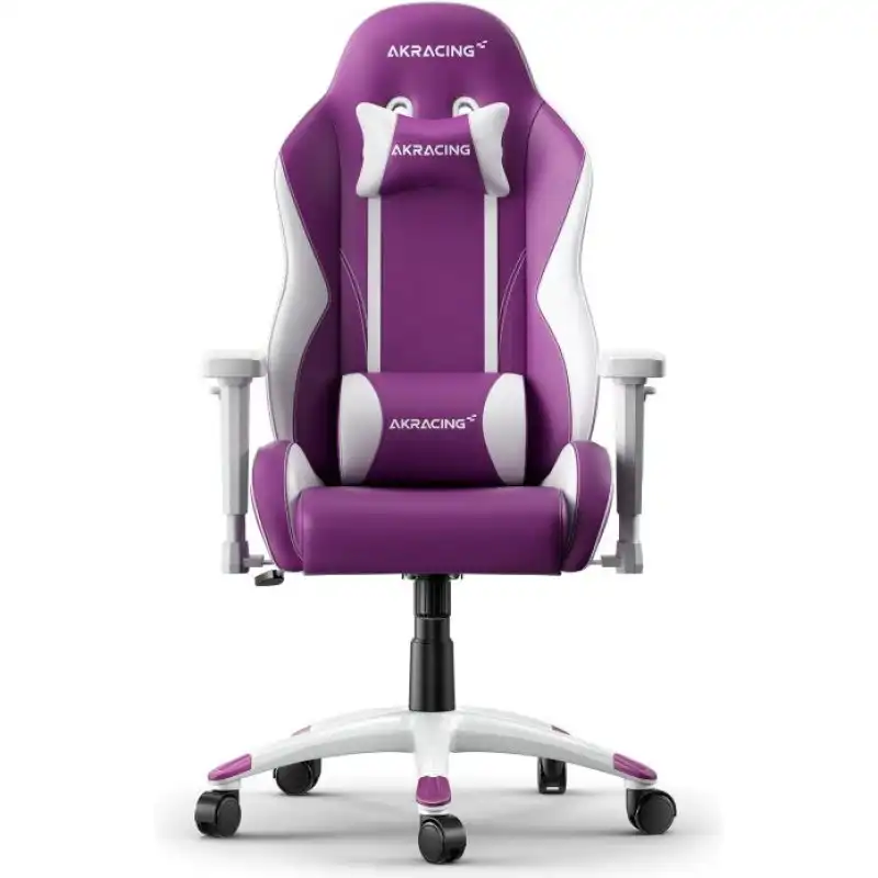 AKRacing California Silla Gaming Blanco/Violeta