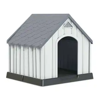 Caseta De Resina Para Perros 92x87x91cm 7house | Caseta Para Perros Grandes Y Medianos | Caseta De Plástico 100% Reciclable Y Ecológico | Caseta