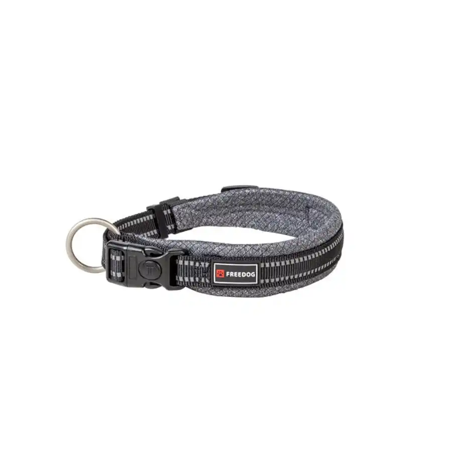 Freedog Shiva Reflectante Gris collar para perros