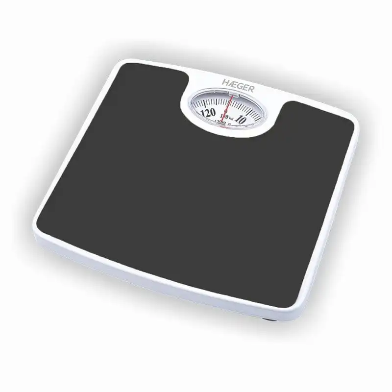 Haeger Classic Báscula de Baño Blanca/Negra