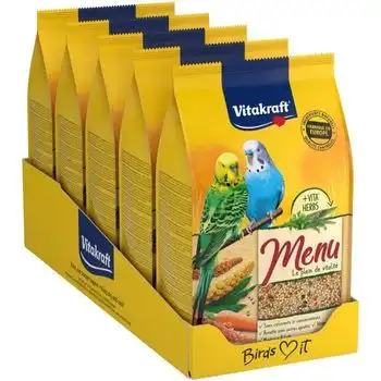 Menú Completo De Comida Para Periquitos - 5x900g Vitakraft