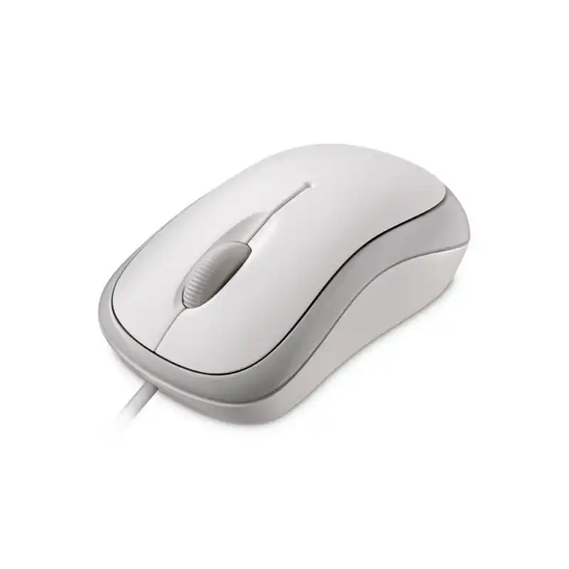 Microsoft Basic Ratón Óptico Blanco