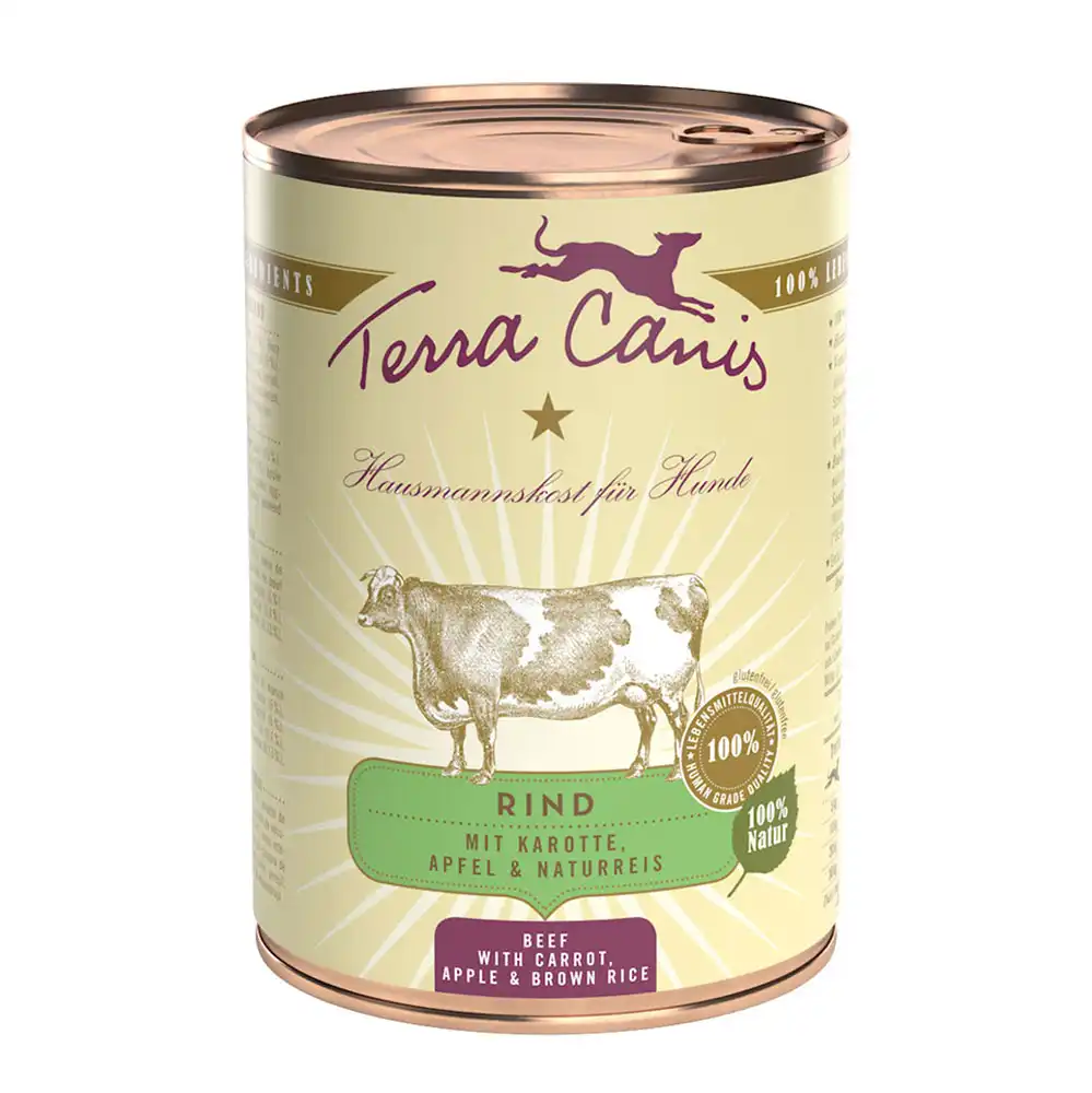 Terra Canis Menú 6 x 400 g - Vacuno