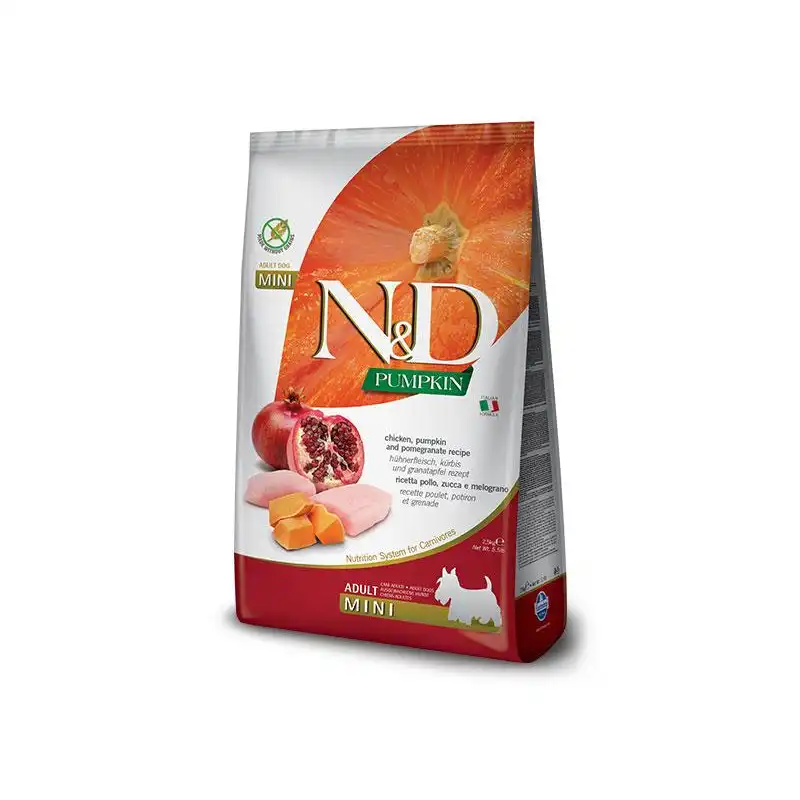 Farmina N&D Calabaza Grain Free Mini pollo 800 gr.