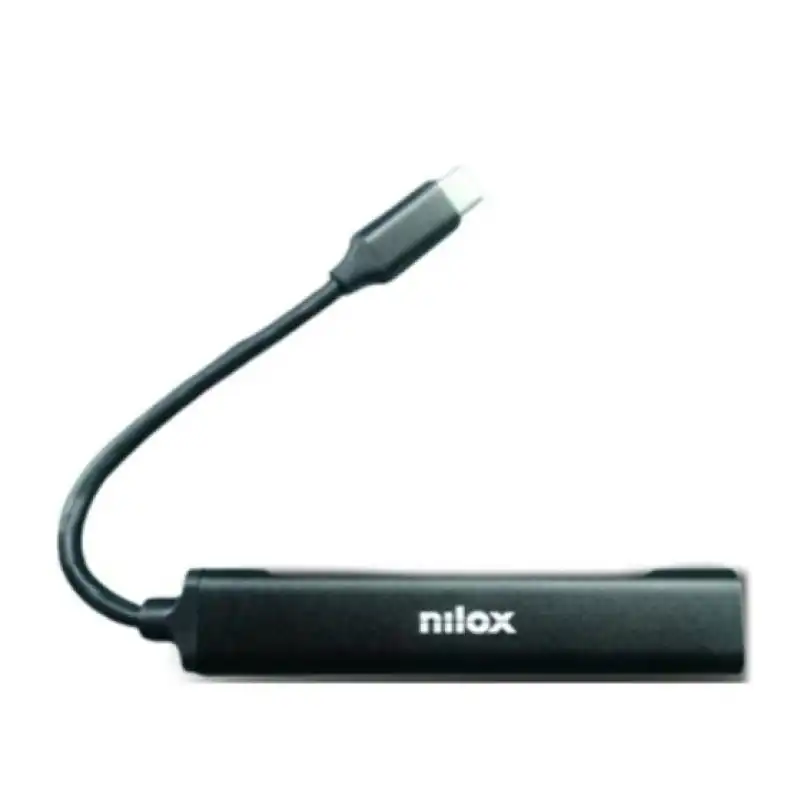 Nilox NXHUBUSBC11 HUB USB 3.0 Negro