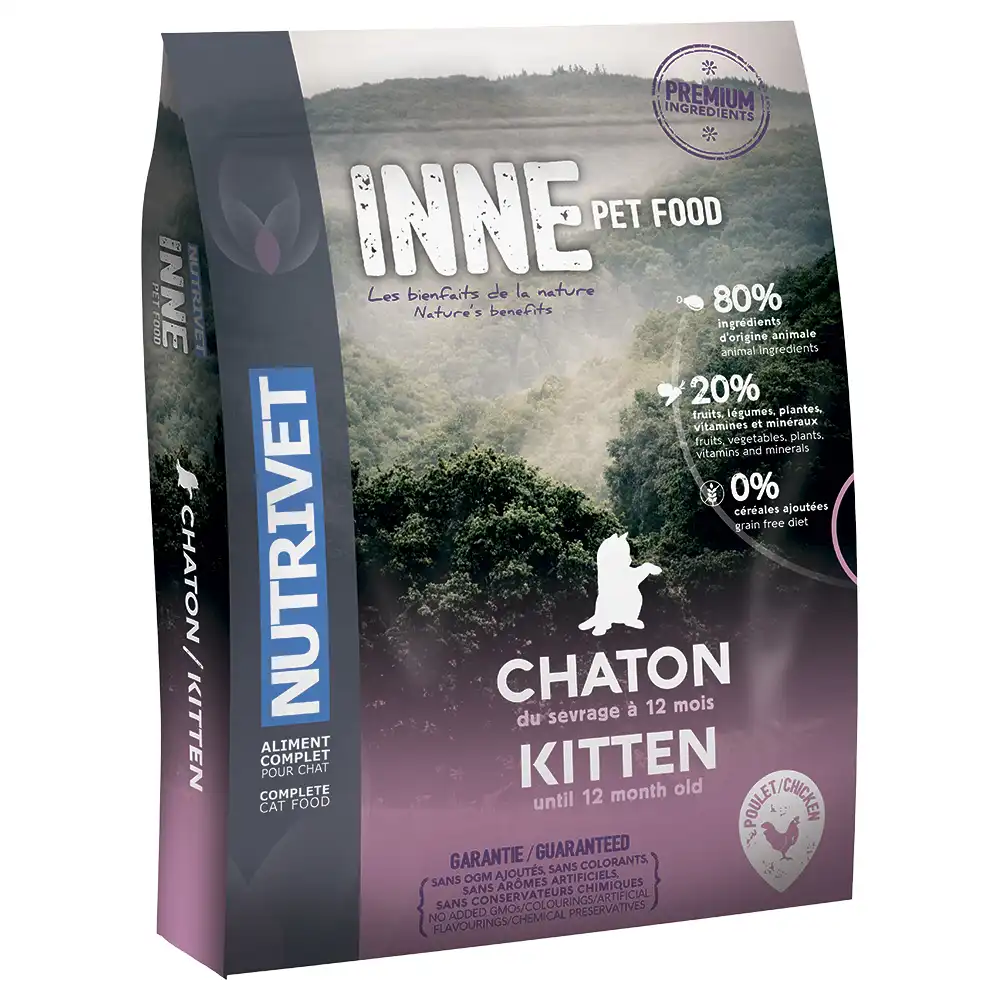 Nutrivet Inne Kitten con pollo - 1,5 kg