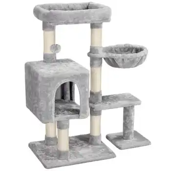 Rascador Para Gatos 96 Cm Gris Claro