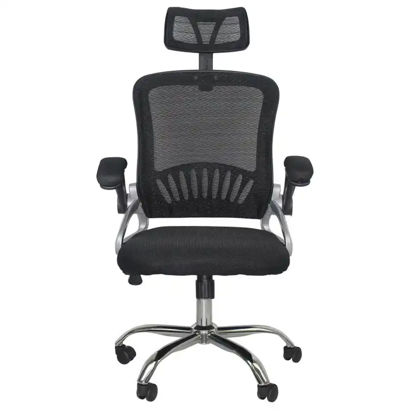 Thinia Home New Order Silla de Oficina Ruedas Negro