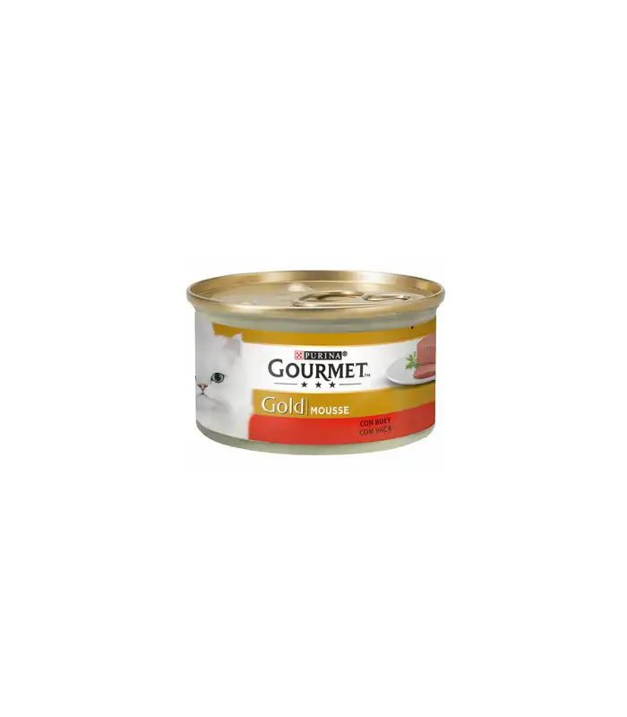 Gourmet Gold Mousse con buey, Unidades 24 unidades de 85 gr