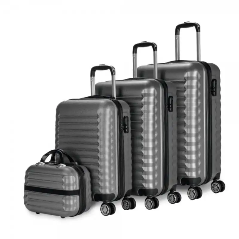 Numada Upfly Juego Maletas y Neceser 4pzs Gris Antracita