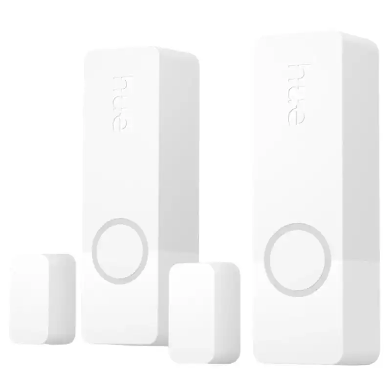 Philips Hue Secure Contact Sensor Pack Sensor de Contacto Inteligente para Ventanas y Puertas Blanco
