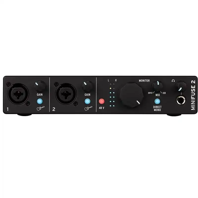 Arturia MiniFuse 2 Interfaz de Audio y MIDI USB Compacta Negra