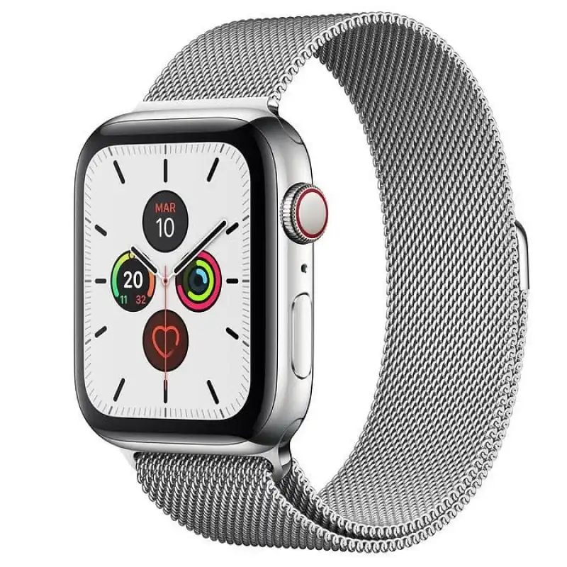 Devia Elegant Milanese Loop Correa Plata para Apple Watch 38/40mm