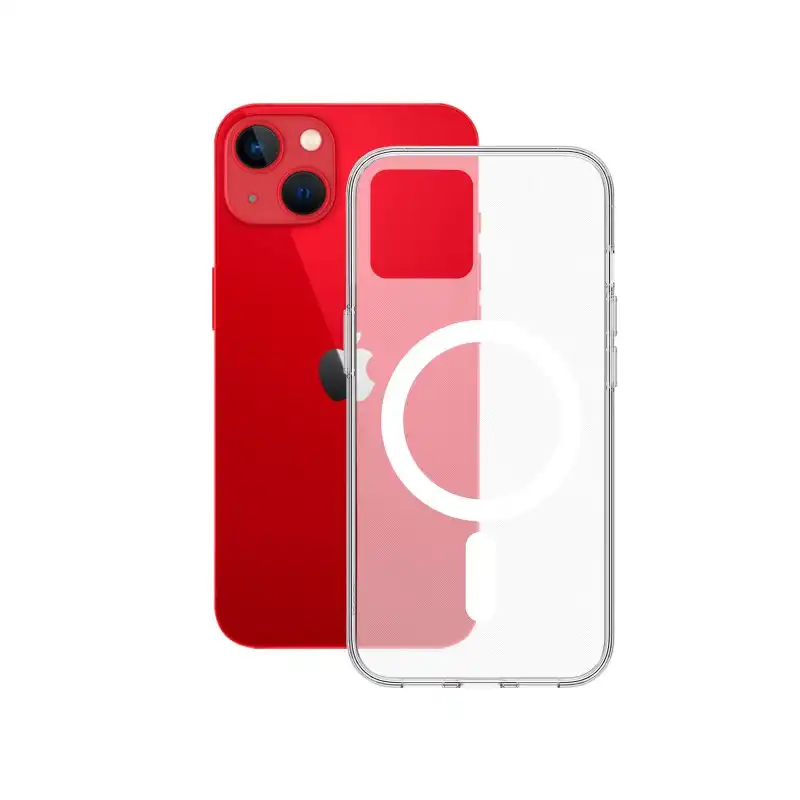 Ksix Funda Semirrígida MagCharge para iPhone 13 Transparente