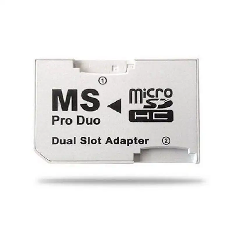 Adaptador Dual MicroSD a Memory Stick Pro Duo Blanco