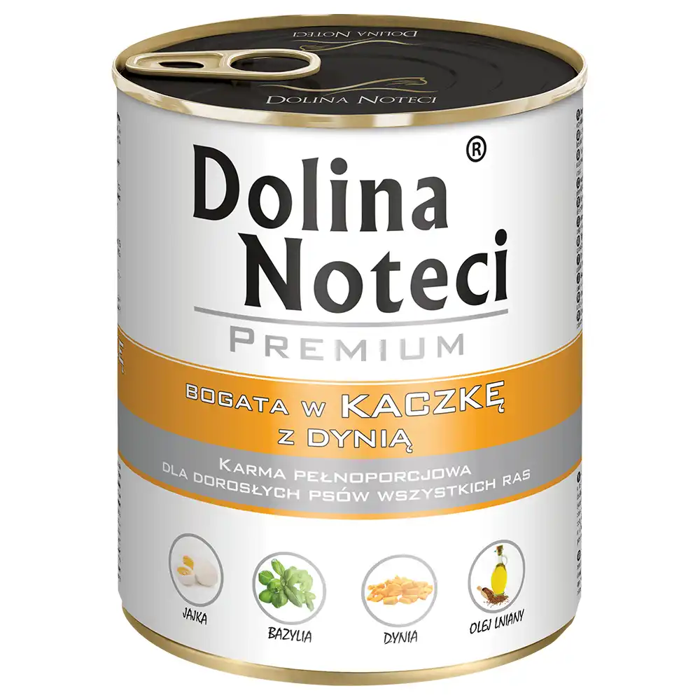 Dolina Noteci Premium 12 x 800 g Pack Ahorro - Pato con calabaza