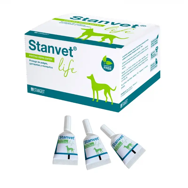 Pipetas repelentes naturales para perros Stanvet life 4, 0.01 kg