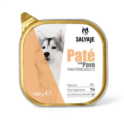 Salvaje Adulto Pavo en Paté tarrina para perros