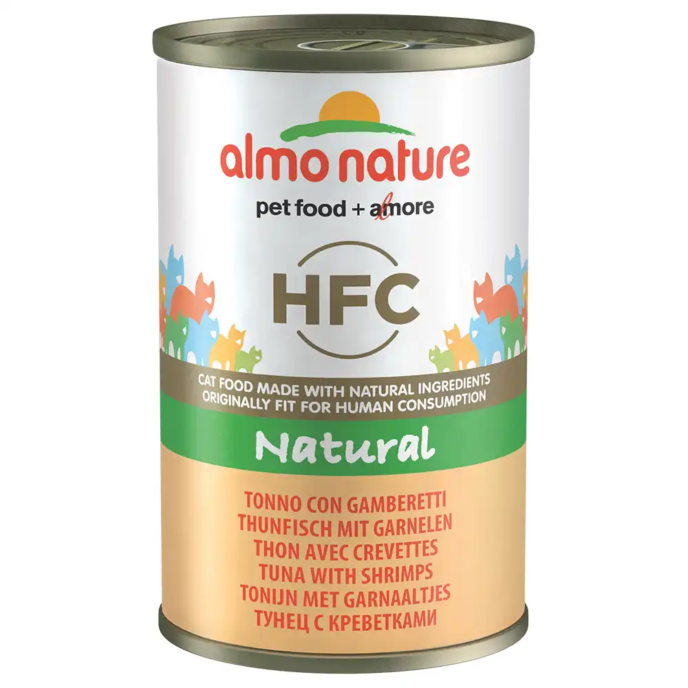 Almo Nature HFC 6 x 140 g - Atún con gambas