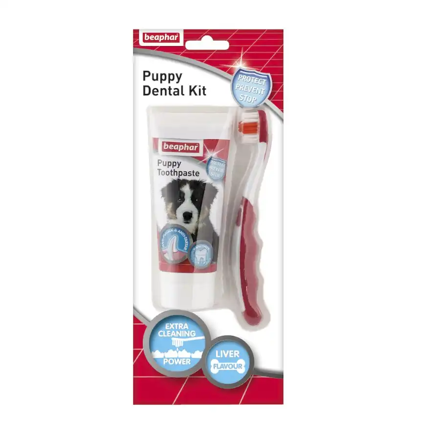 Beaphar Kit de Limpieza Dental para cachorros