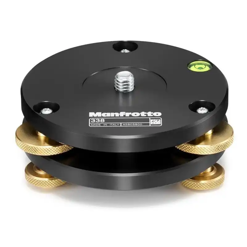Manfrotto 338 Base Niveladora para Trípode