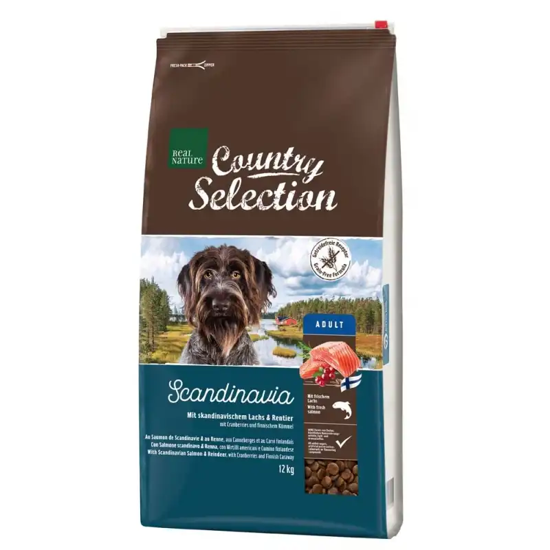 Real Nature Country Selection Scandinavia Para Perros Medianos, Peso 12 Kg