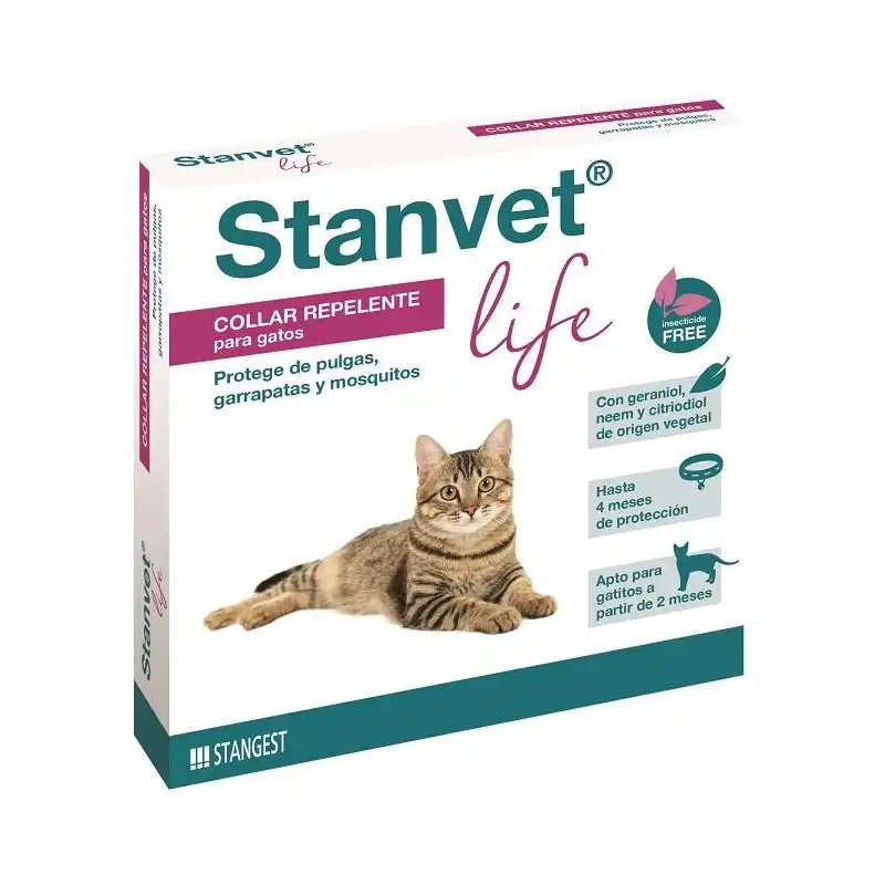 Stangest Collar Stanvet Life Gatos, Unidades 1 Unidad.