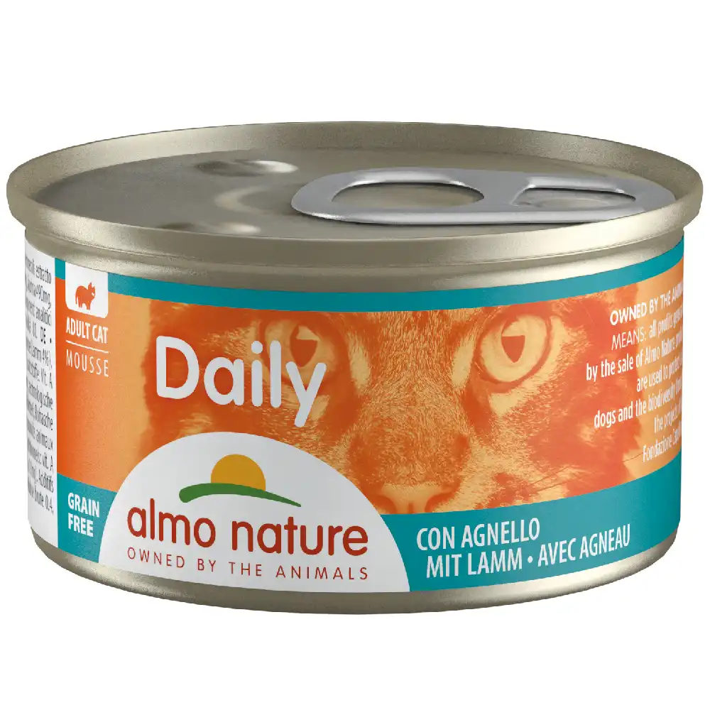 Almo Nature Daily Menu 6 x 85 g - Mousse con cordero