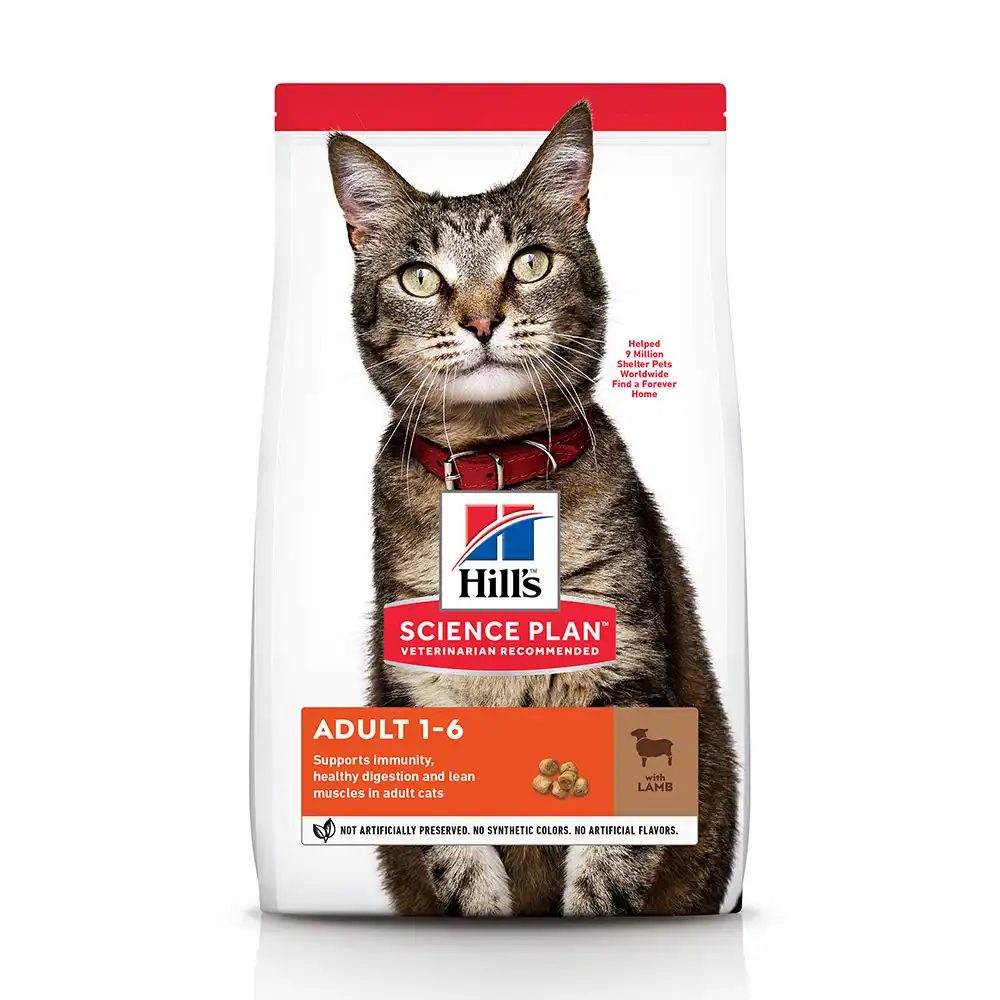 Hill's Adult con cordero pienso para gatos - 3 kg