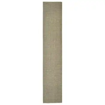 Alfombra De Sisal Para Rascador Gris Taupe 66x350 Cm Vidaxl