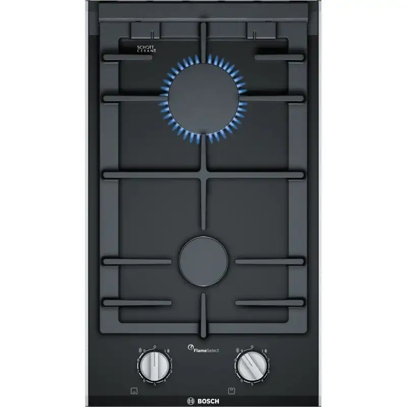 Bosch Serie 8 PRB3A6B70 Placa de Gas 2 Zonas 30cm Negra