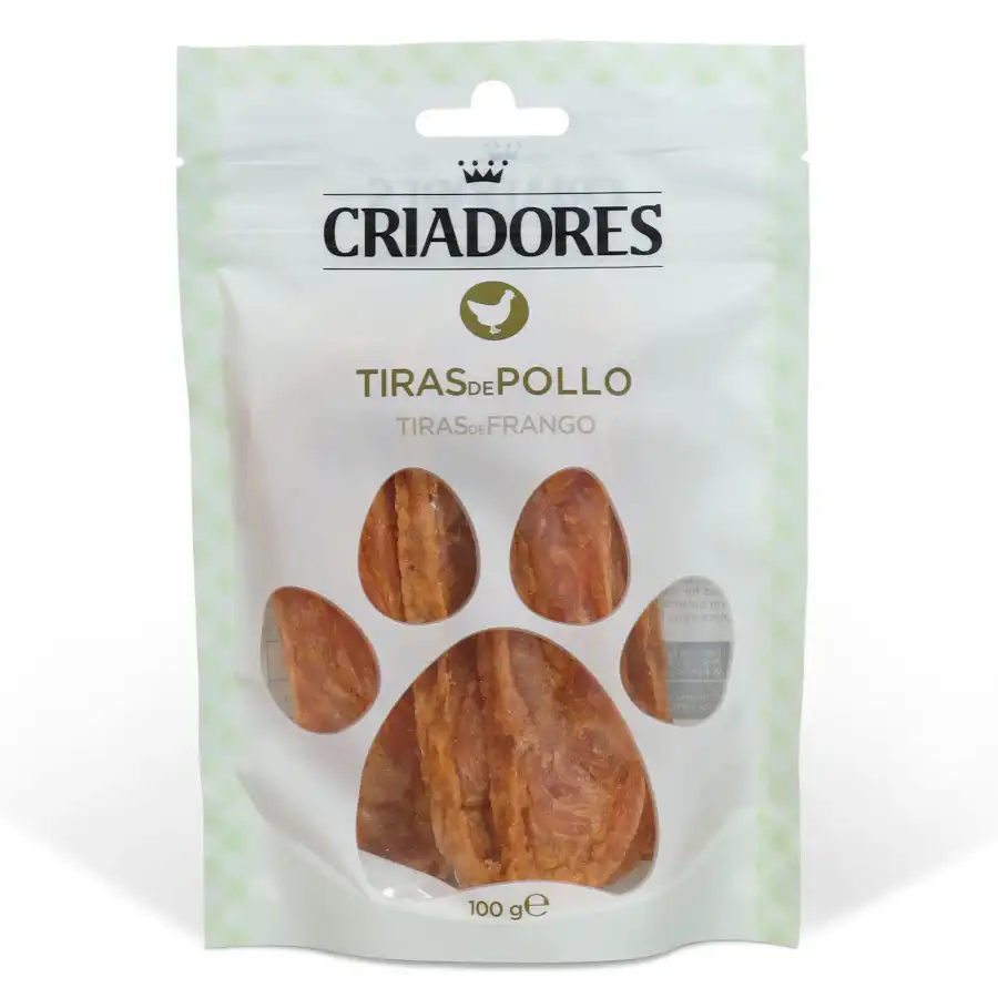 Criadores Tiras de Pollo para perros