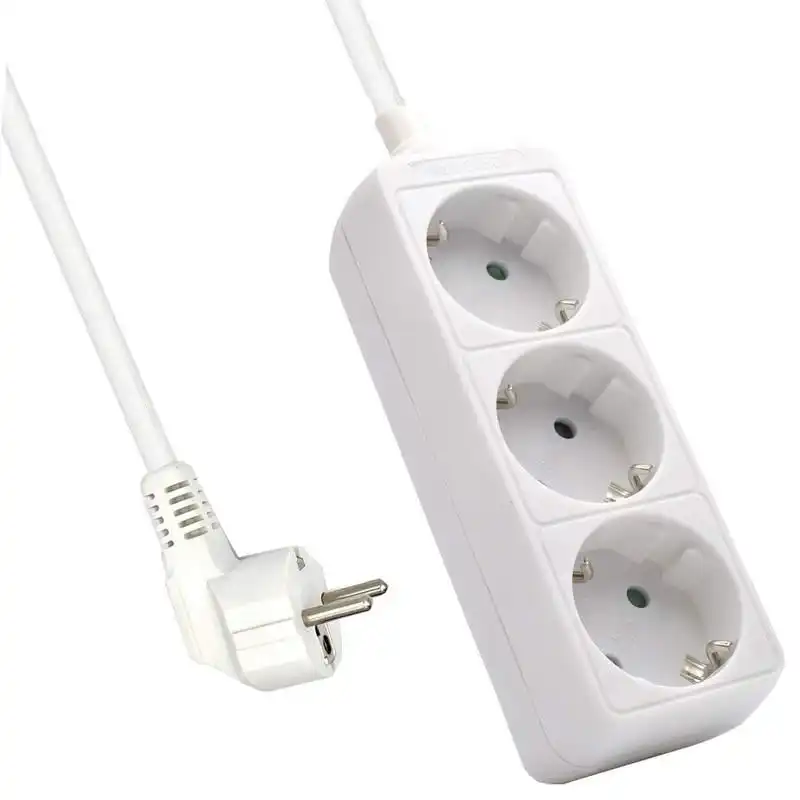 Ewent Regleta 3xSchuko Blanca