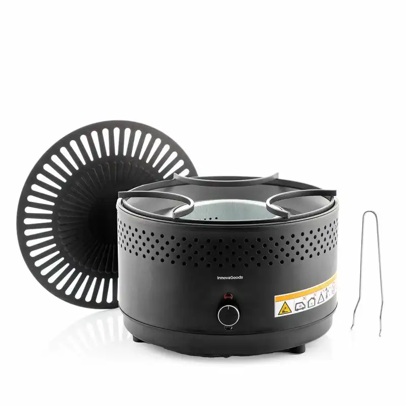 Innovagoods Cleanq Barbacoa de Carbón Sin Humo Portátil