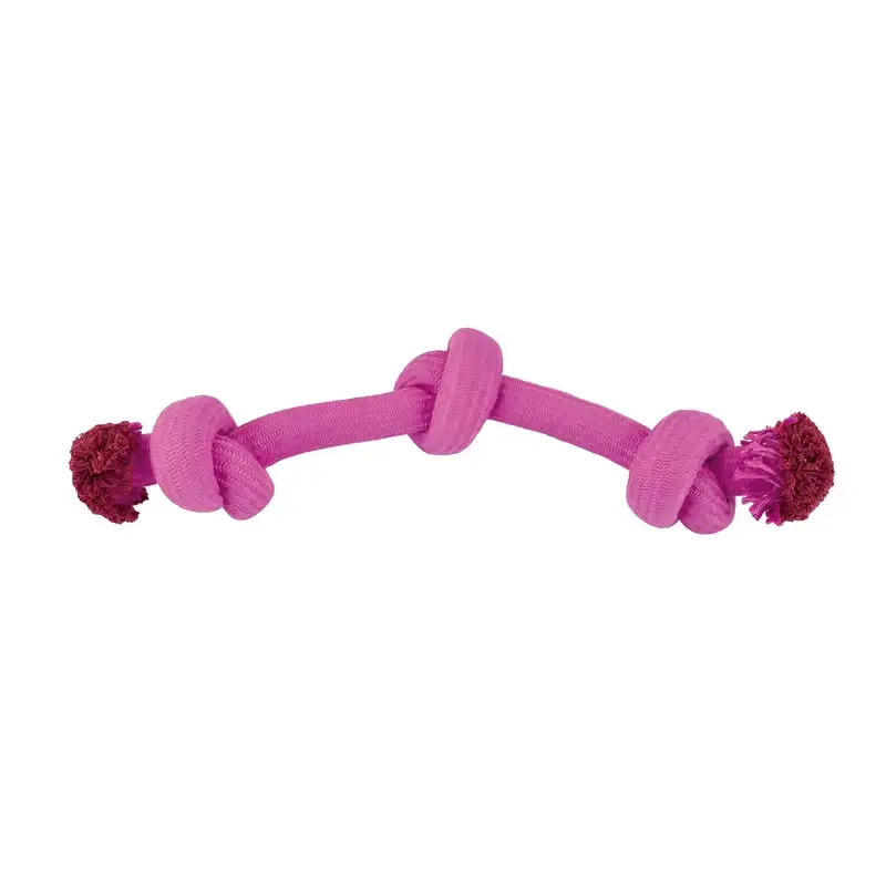 Maxi Cuerda Dental Nayeco 3 Nudos Para Perro 74 Cm 1 Unidad.