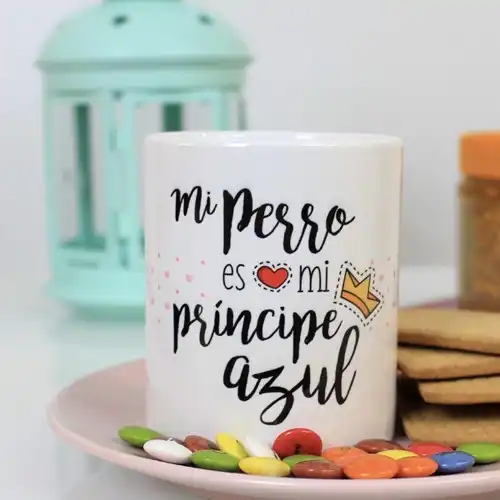 Taza Príncipe perruno color Blanco