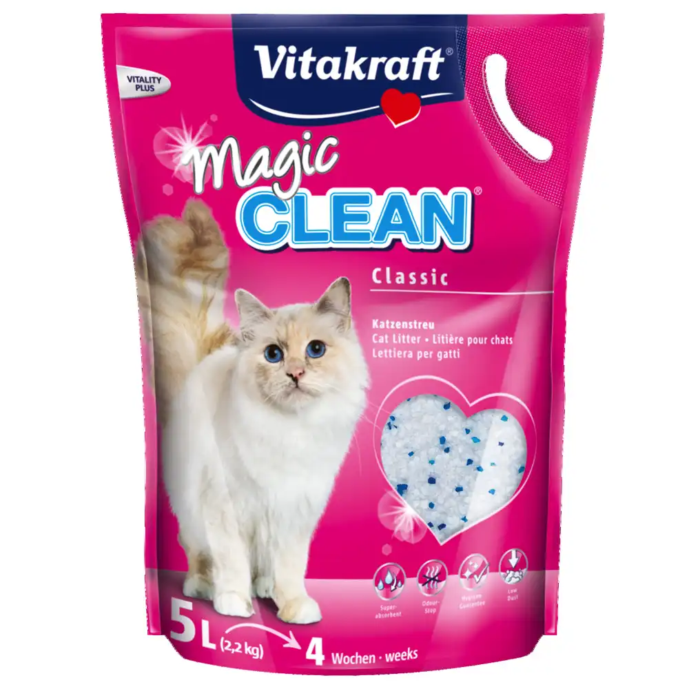 Vitakraft Magic Clean arena de sílice - 5 l