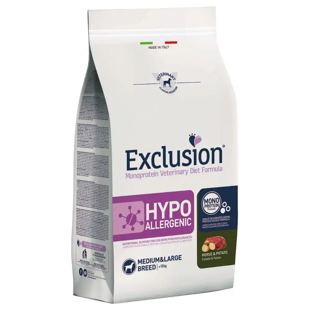 Exclusion Hypoallergenic con caballo y patata - 12 kg