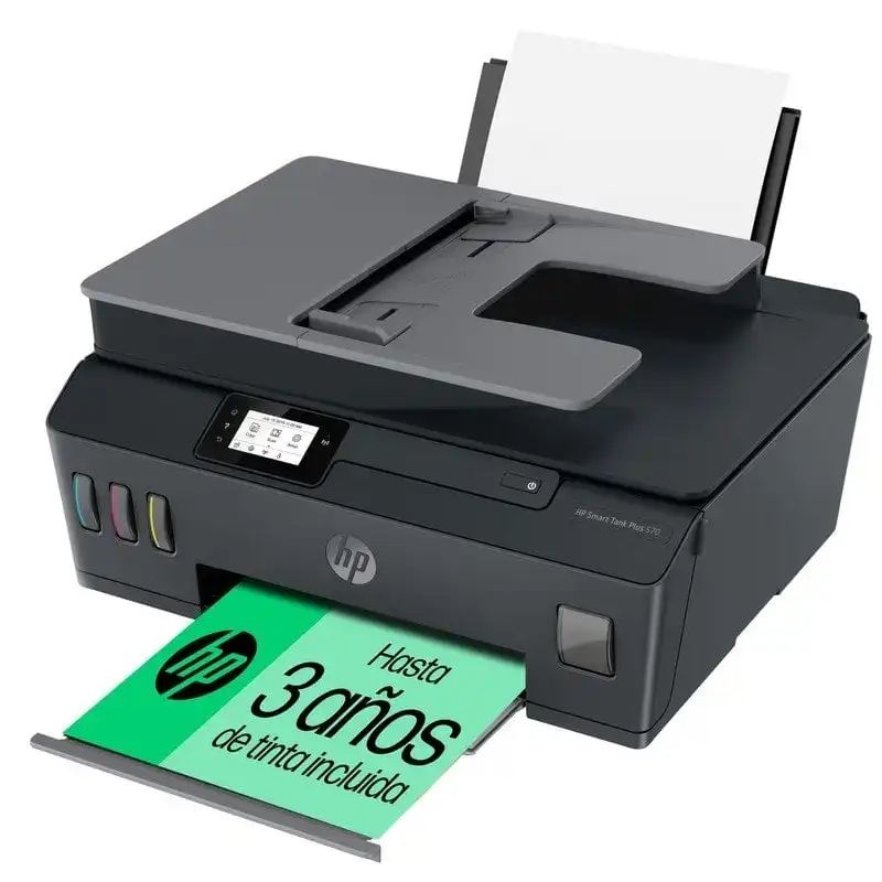 HP Smart Tank Plus 570 Multifunción Color WiFi + 3 Años de Tinta Incluida