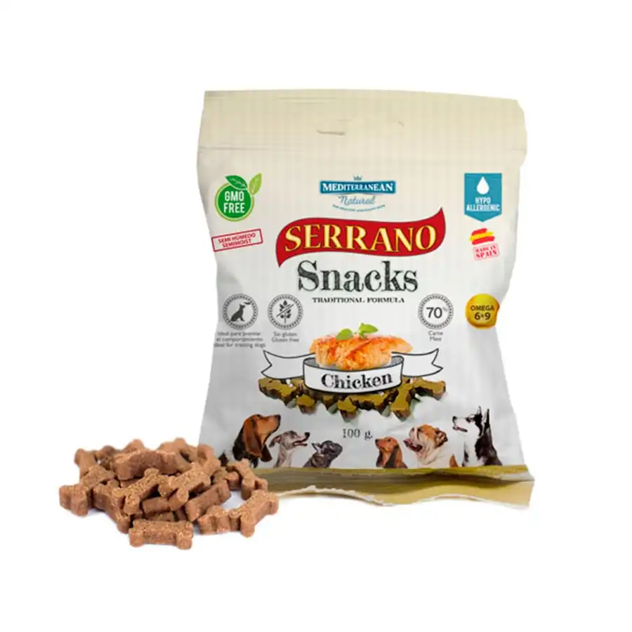 Mediterranean Natural Serrano Snacks Pollo 100 gr.