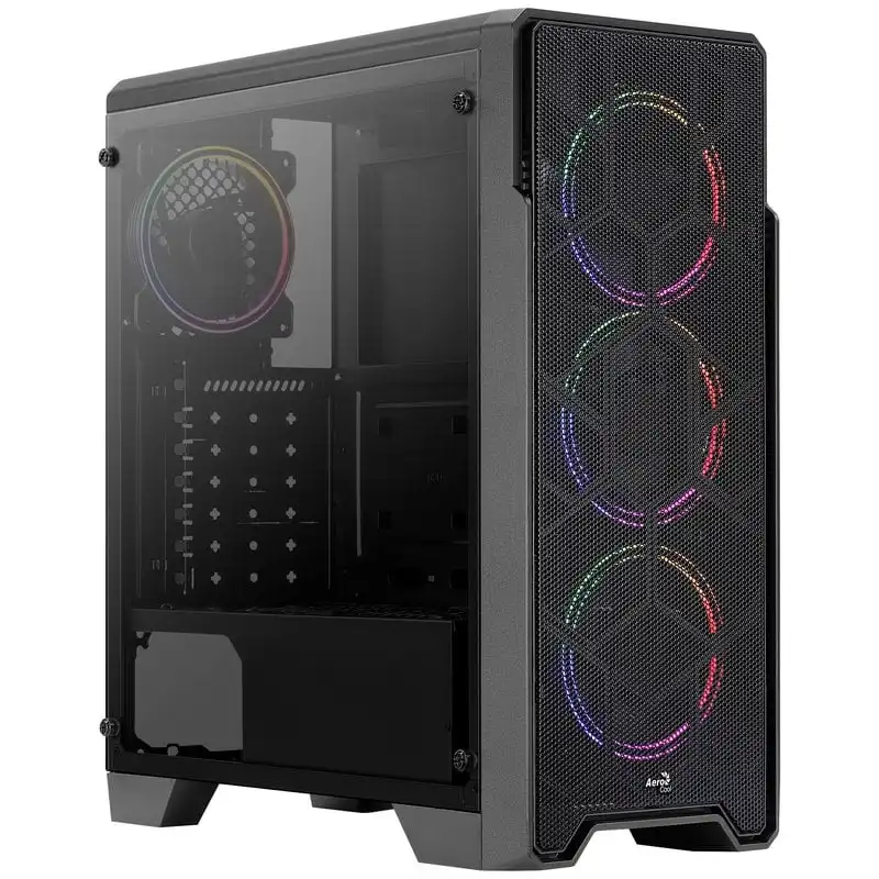 Aerocool Ore USB 3.0 FRGB con Ventana Acrílica Negra