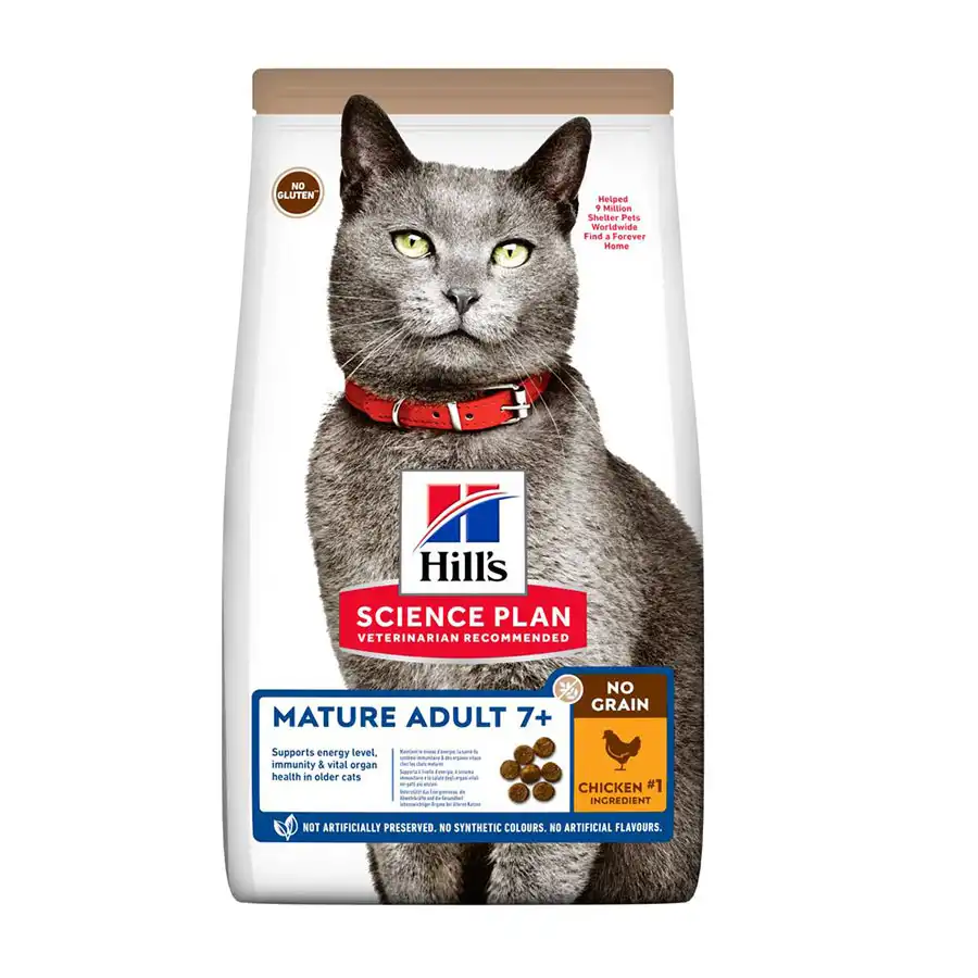 Hill’s Science Plan Mature Adult 7+ Pollo pienso para gatos