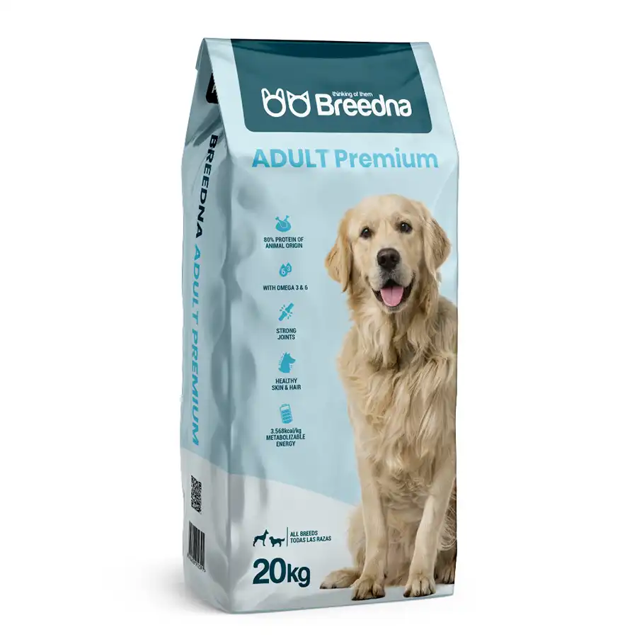 Pienso Breedna Adult Premium para perros