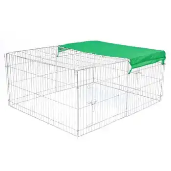 Recinto Para Mascotas De Exterior Castle Metal 144x112x60 Cm @pet